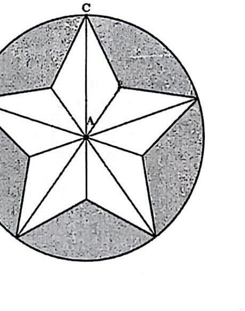 Logo ngôi sao năm cánh nội tiếp đường tròn