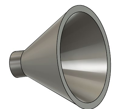 Hình dạng chiếc loa phóng thanh