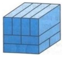 Khối lập phương ghép từ các viên gạch