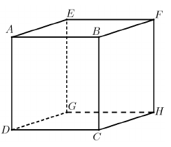 Hình lập phương ABFE.DCHG cạnh bằng 2